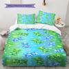 Set Biancheria da Letto con Fantasia Orsetti Gommosi Arcobaleno Copripiumino Federa Decorazione Casa Regalo (1 * copripiumino + 2 * federa, senza nucleo)
