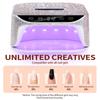 36 LEDs Kabelloser Nageltrockner mit Smart Sensor Wiederaufladbare UV-LED-Lampe für Nägel Bling-Bling Kabelloser Gel-Nagellack-Trockner