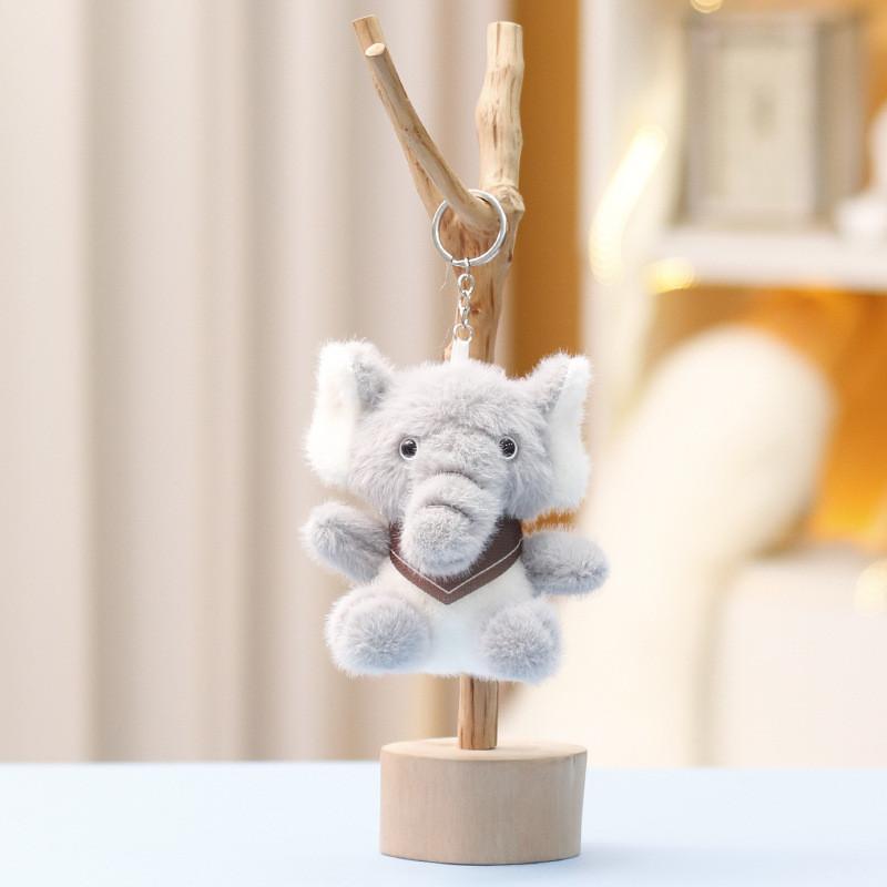 Cute Elephant Plush Doll With Pp Cotton Filling For Children Baby Gift Accessories