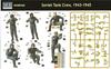 Master Box 1/35 Scale Soviet Tank Crew 1943-1945 Plastic Model Kit (5 Figures) MB35068