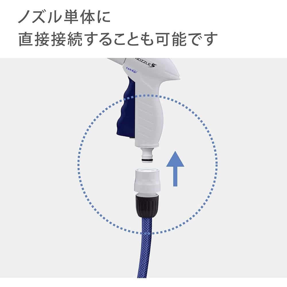 Takagi (Takagi) Hose Water Delivery Hose 5m 5m High Pressure Washer PH005NB