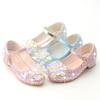 Children's high-heeled shoes for spring and autumn, little girls' shallow single shoes, princess high-heeled crystal shoes, girls' leather shoes,