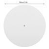 Acrylic Turntable Record Platter Turntable for LP Record Players 12-inch Mat, Vibration-Dampening Mat, Anti-Static Slipmat, (Opal White)