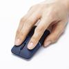 Sanwa Supply Silent Bluetooth Blue LED Navy MA-BBS310NV Mouse, Slim, Rechargeable,