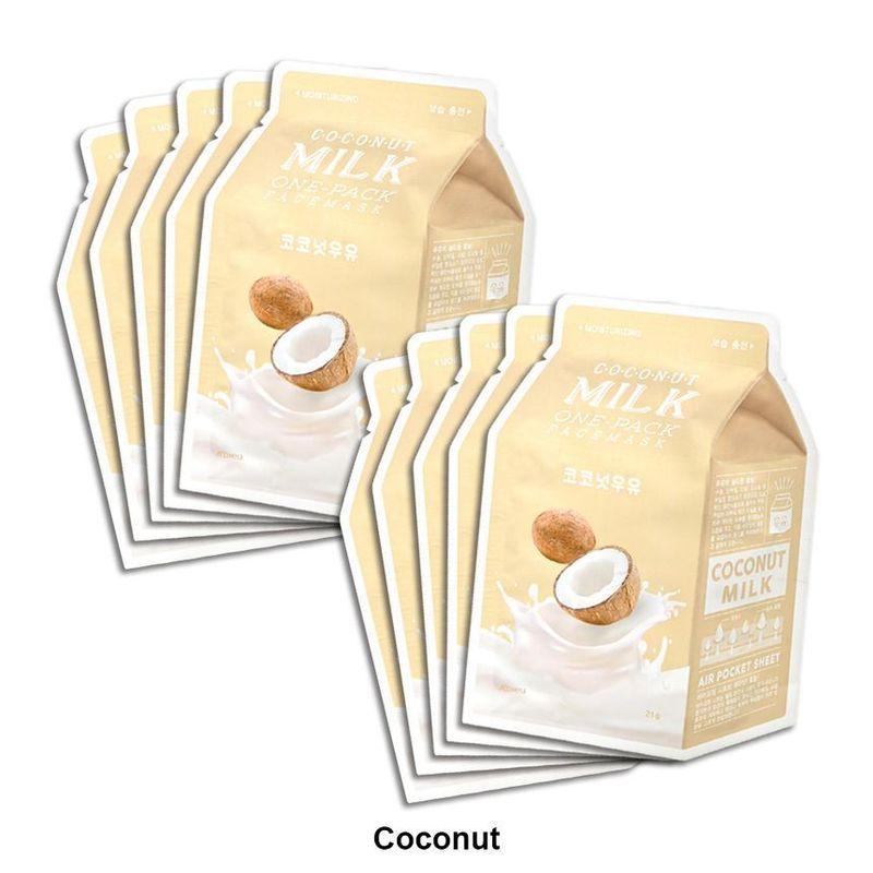 A'PIEU - Milk One Pack Set 10 pcs - 7 Types