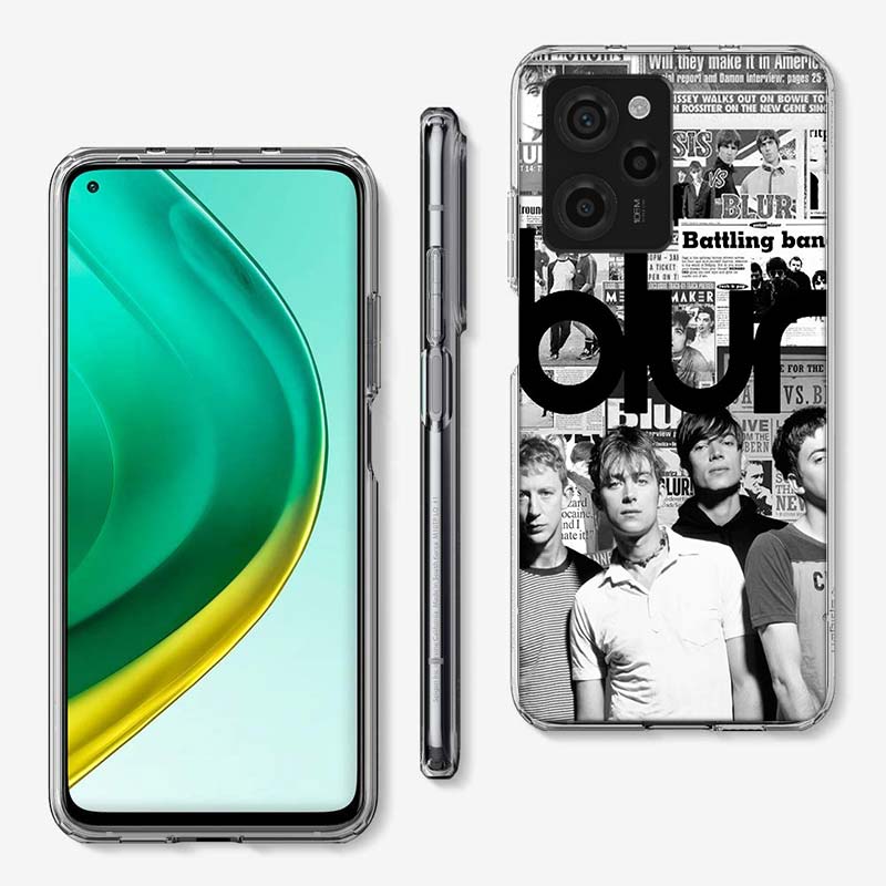 Blur Band Cover Phone Case For Xiaomi Poco M8 M7 M6 M4 M3 X7 X6 X4 Pro F7 Ultra M5S Mi 14 14T 15 15T 12T 10T Pro 12S 12 11 Lite