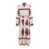 Women's Long Sleeve Lapel Button Printed Bodycon Sexy Nightclub Party Belted Dress