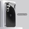 Semplicità Moda Custodia per Telefono di Lusso Custodia per Telefono in Vetro Galvanizzato per Samsung Galaxy S26 S25 S24 S23 S22 S21 FE, Ultra, Plus