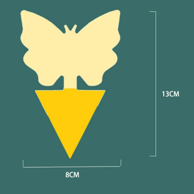Ruban Jaune Double Face Anti-Insectes pour le Contrôle des Ravageurs de Jardin Extérieur