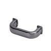 20 Pcs Arch Bridge Buckle Square 17x8x5mm Alloy D Ring Connector Buckle with PH Screws for Bag Handbag Clothing Belt Silver Black