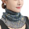 Spring Summer Chiffon Neck Collar Scarf Women Head Thin Sunscreen Variety Small Silk Anti-Uv Scarf Mask Multi-Function Scarf