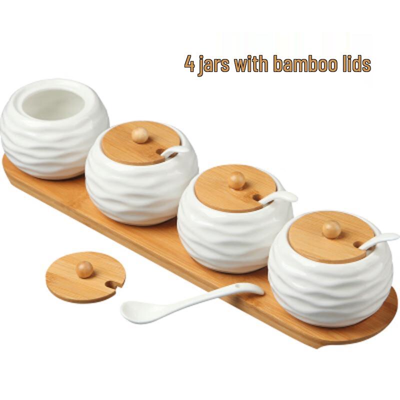 Qianxing Ceramic Seasoning Jar Set
