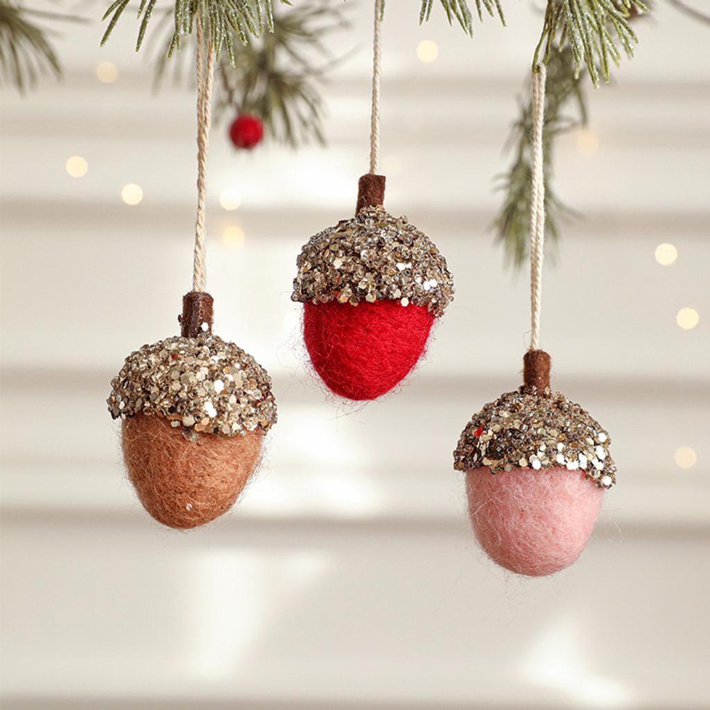 New Christmas Pinecone Felt Christmas Tree Pendant, Pendant, Christmas Atmosphere Set Decoration Items