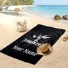Linkin Park Custom Beach Towel, Print Your Name Text Lightweight Absorbent Towel for Swimming Travel