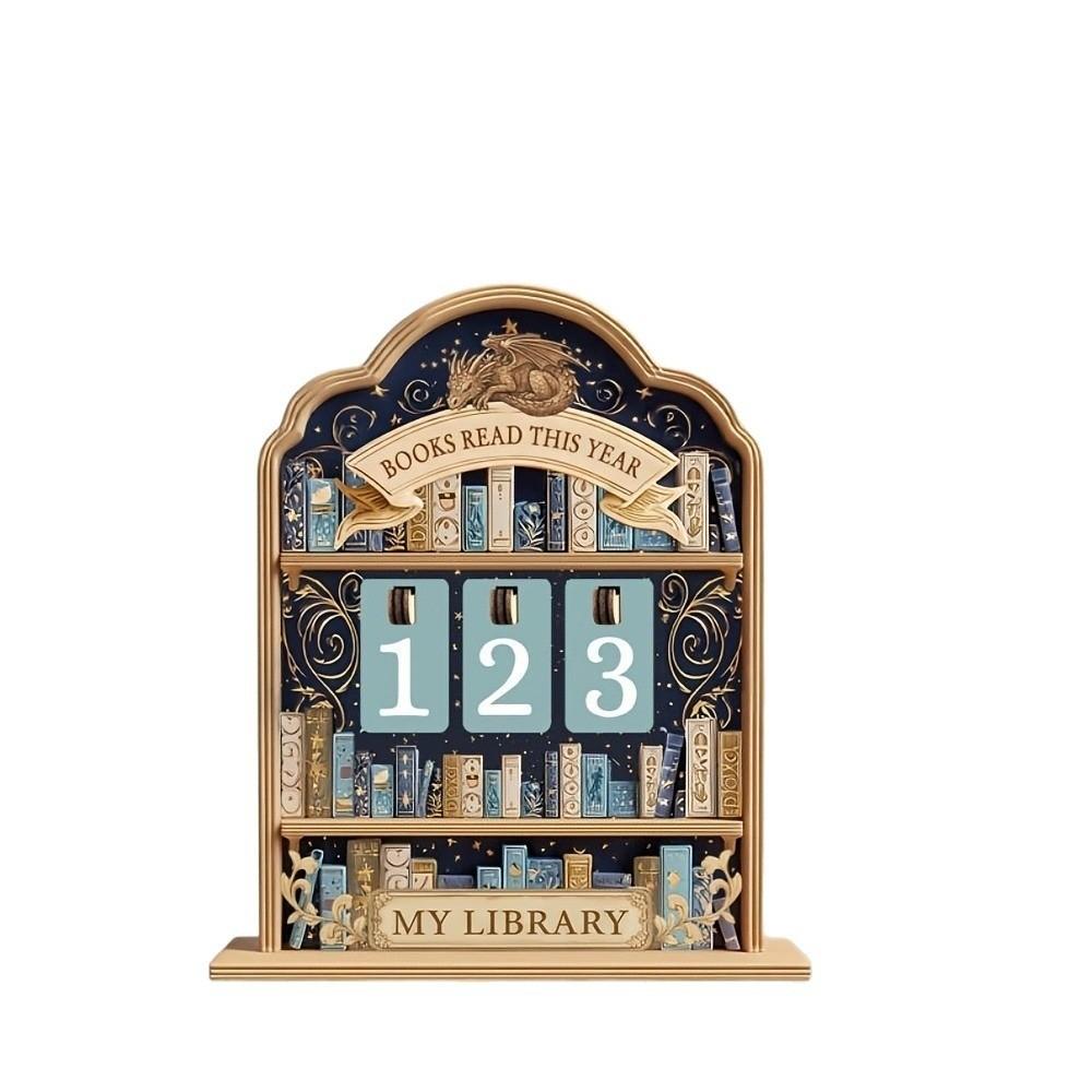 New 2D Books Read Tracker Wooden Books Read This Year Reading Tracker Signage Handmade Reading Challenge Tracker Book Lovers