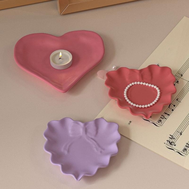 Kreative Herzschale Silikon-Gießform mit glattem Entformen für DIY-Enthusiasten