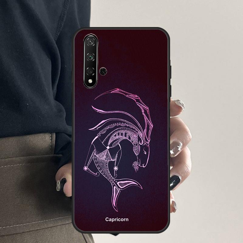Zodiac Sign For Huawei Nova 9 10 SE 5T 12s 12i 11i Y91 Y90 Y60 Y70 Y72 Y61 P20 P40 P30 Lite P60 Pro Case