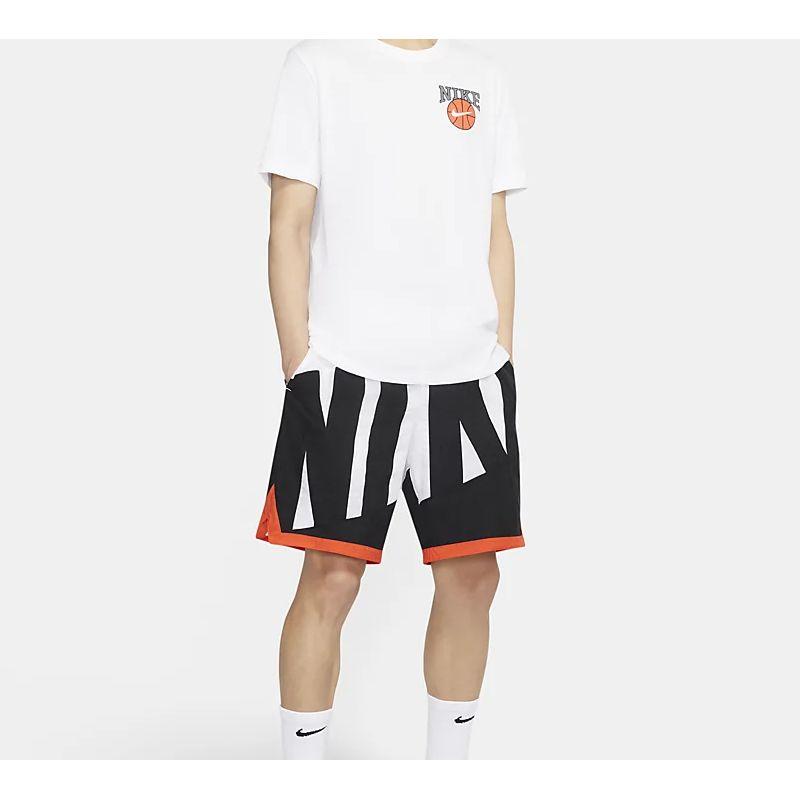 Nike Dri-FIT Dunk On U Basketball Print Short Sleeve T-Shirt Men Tops White CD1287-100