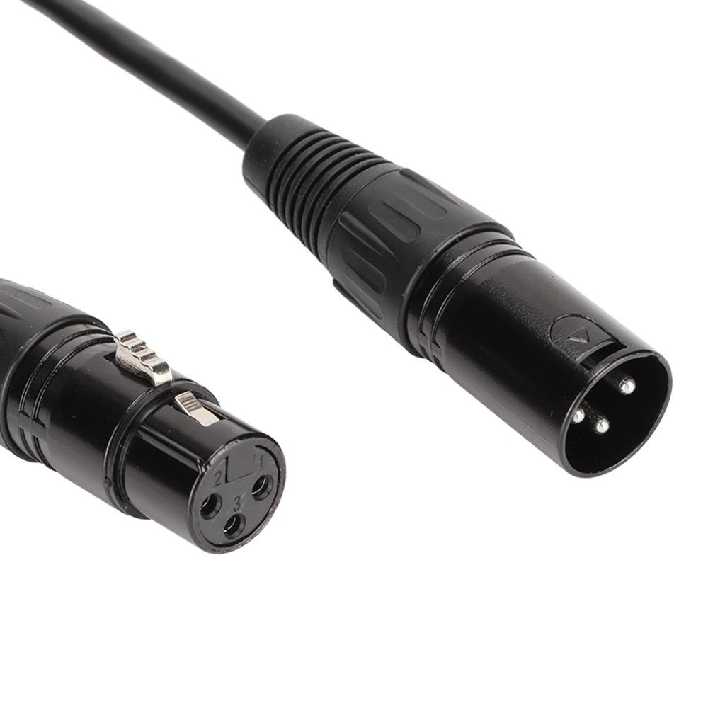 2PCS 3pin XLR3 to RJ45 Female Cable Plug and Play XLR Network Cord for LED Strip Recording Studio