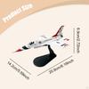 1:72 Aircraft Model Accessories for Space Lover Collectible Statue Desktop Art Ornament Bar