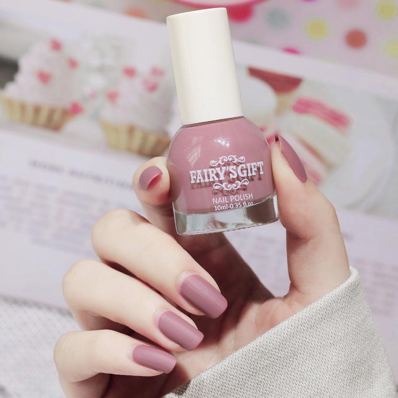Nail Polish Nude Matte Matte Quick Dry Non-peelable Non-slip Frosted Nail Polish No Bake Lasting