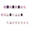 Elegant 3D Sculpted Floral False Nail ABS Press On Nail Easy Application Long Lasting For Bridal Event Office
