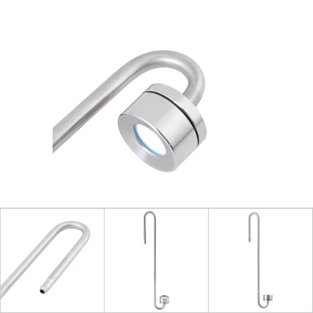 Durable Stainless Steel CO2 Diffuser U Shape Connecting Tube 2 Types CO2 Atomiser Silver Aquarium Atomiser Aquarium
