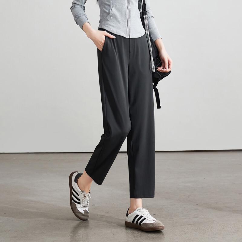 SOFSIL Women's Stretchy Cropped Tapered Casual Pants