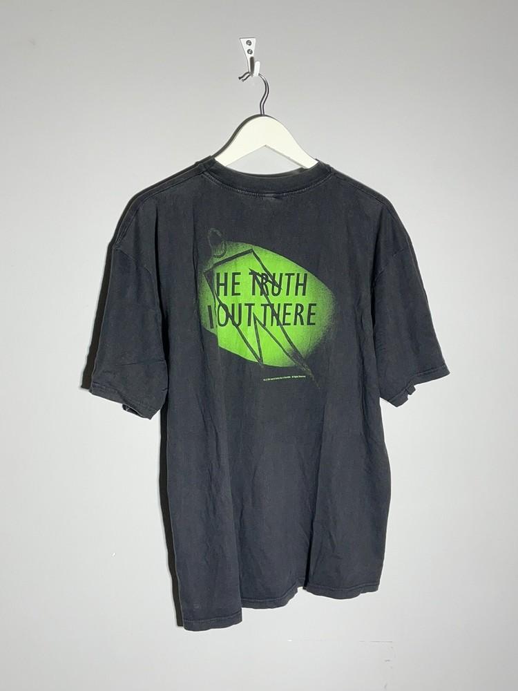 Vintage 90's The X Files TV Series Promo Y2k Streetwear Movie Tee Size XL Unisex T-Shirt