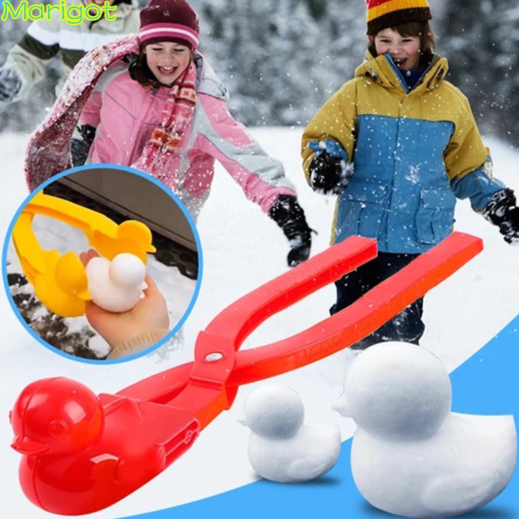 Children Snow Ball Fights Cat Random Color adonpshy 1Pc Snowball Clip Toys,Penguin Snowman Rabbit Squirrel Cat Snowball Maker Clip Snow Mold Tool for Kids
