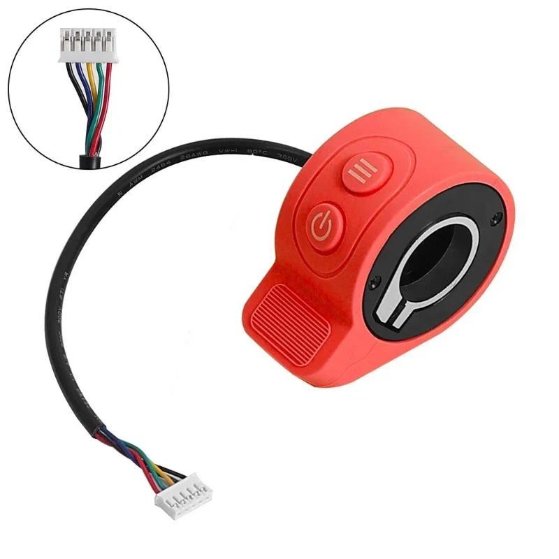Electric Scooter Finger Throttle Accelerator Speed Controller With Headlight Switch Button Forhx X6 X7 Scooter Accessories