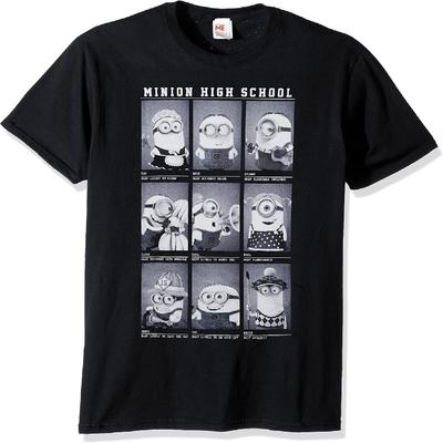 Despicable Me Men's Minion High School Yearbook Funny Graphic Tee