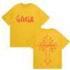 Lady Gaga The Mayhem Ball Album 2025 Print T-Shirt Unisex Women Summer Harajuku Vintage Oversized Cotton T Shirt Hip Hop Streetwear