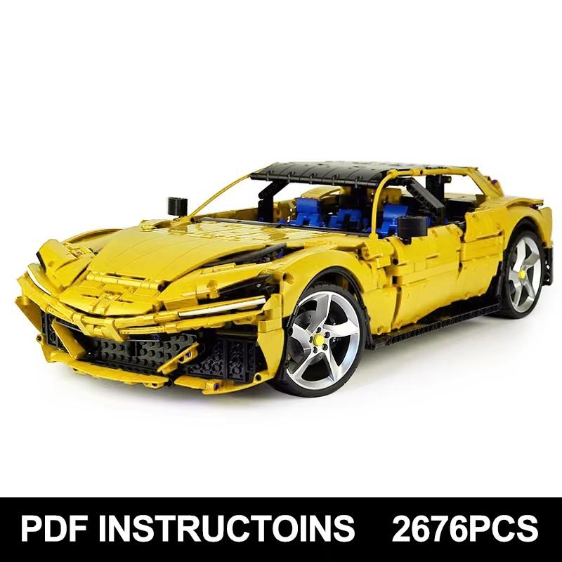 High-End Moc-141212 Klassisches Speed-Sportfahrzeug Hypercar Edition Geeignet für 42143 Baustein Puzzle Spielzeug Weihnachtsgeschenke