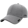 Baseball Dome CZA475 [White Fang] Hat, Cap, Men's, Cap, Embroidered, Logo, Sunshade, Casual, Shape, Spring, Summer, Autumn, Men's, (Light Gray)
