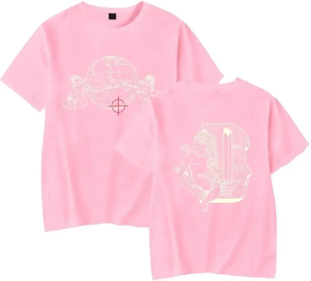 Streetwear Duki Tričko Dámské Unisex Ležérní Krátký Rukáv Cool Modo Dlablo Y2K Zábavné O-výstřih Harajuku bavlněná Trička Oversize Topy