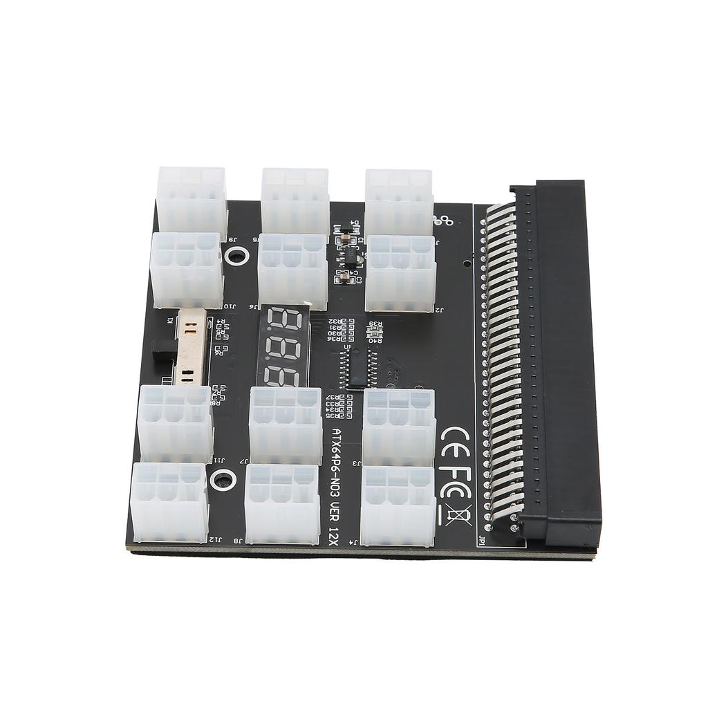 Netzteil Breakout Board Adapter PCB 12 ATX 2x3Pin Konverter 12V für HP PSU GPU Mining