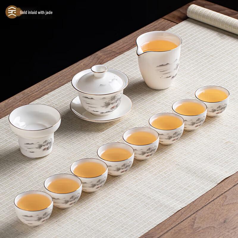 

Фиолетовая глина Инквош Пейзажный Чайный Набор