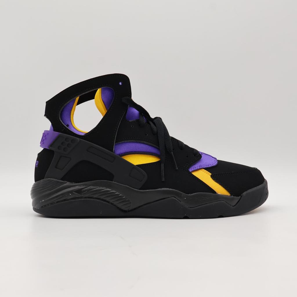 FD0188-001 Nike Air Flight Huarache Lakers Away Black Varsity Purple (Men's)