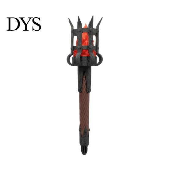 Mittelalterliche Fackel Wandleuchte, LED Handlicht, Retro Realistische Imitation Holzmaserung Flamme für Halloween Party Dekoration, Mardi Gras Geheimnis