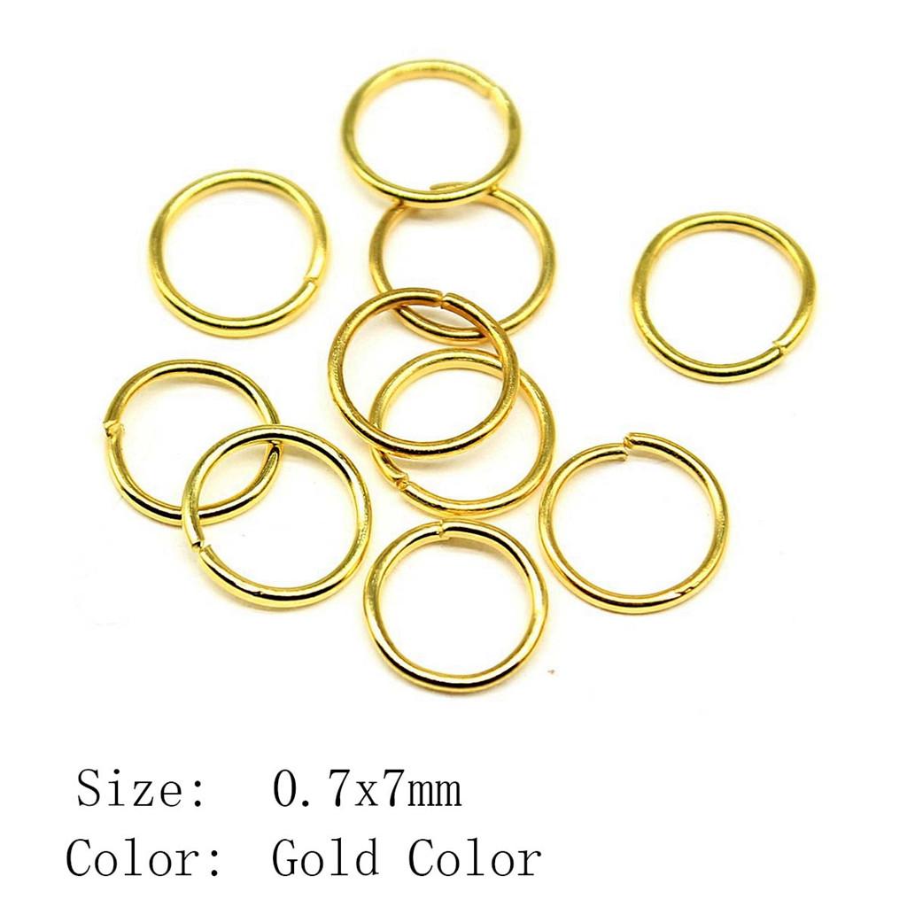 Father's Day Jewelry Materials Split Rings 5 Colors 9 Sizes Accessories Parts Women's Clothing Accessories For Women