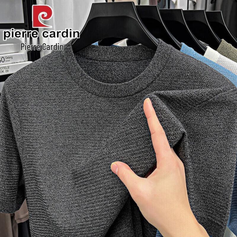 

Pierre Cardin Men s Loose Fit Round Neck Short Sleeve T-Shirt 2XL