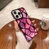 Luxurious Diamond Gradient Diamond Pattern Suitable for Apple's New IPhone16promax Phone Case 16 Soft Shell Anti Fall