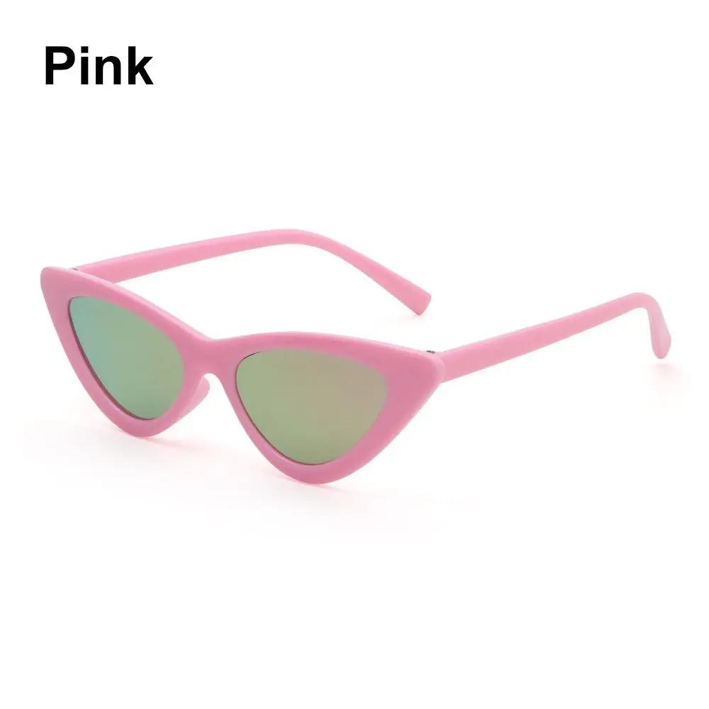 Vintage Neue Cat Eye Kinder Sonnenbrille Jungen Mädchen Kleine Dreieck Rahmen Geschenk Sonnenbrille Kinder Baby Oculos De Sol Infantil UV400
