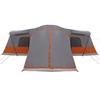 16 Person Tent Gray and Orange 680 x 510 x 210 cm