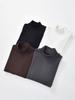 310g Women's Winter Double-Sided Brushed Half-High Collar Long Sleeve Thermal Base Layer Top