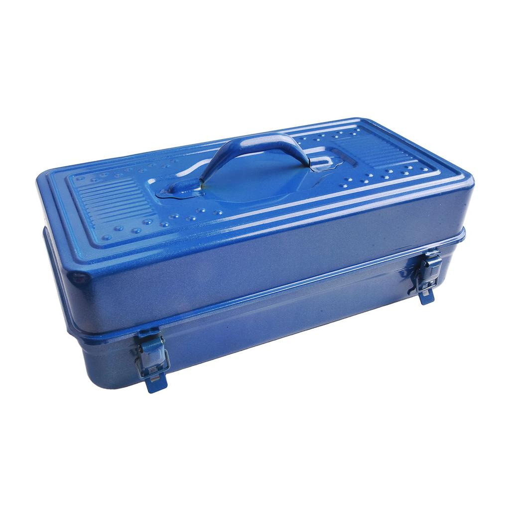 Portable Steel Toolbox with Comfortable Handle for Tools and Accessories