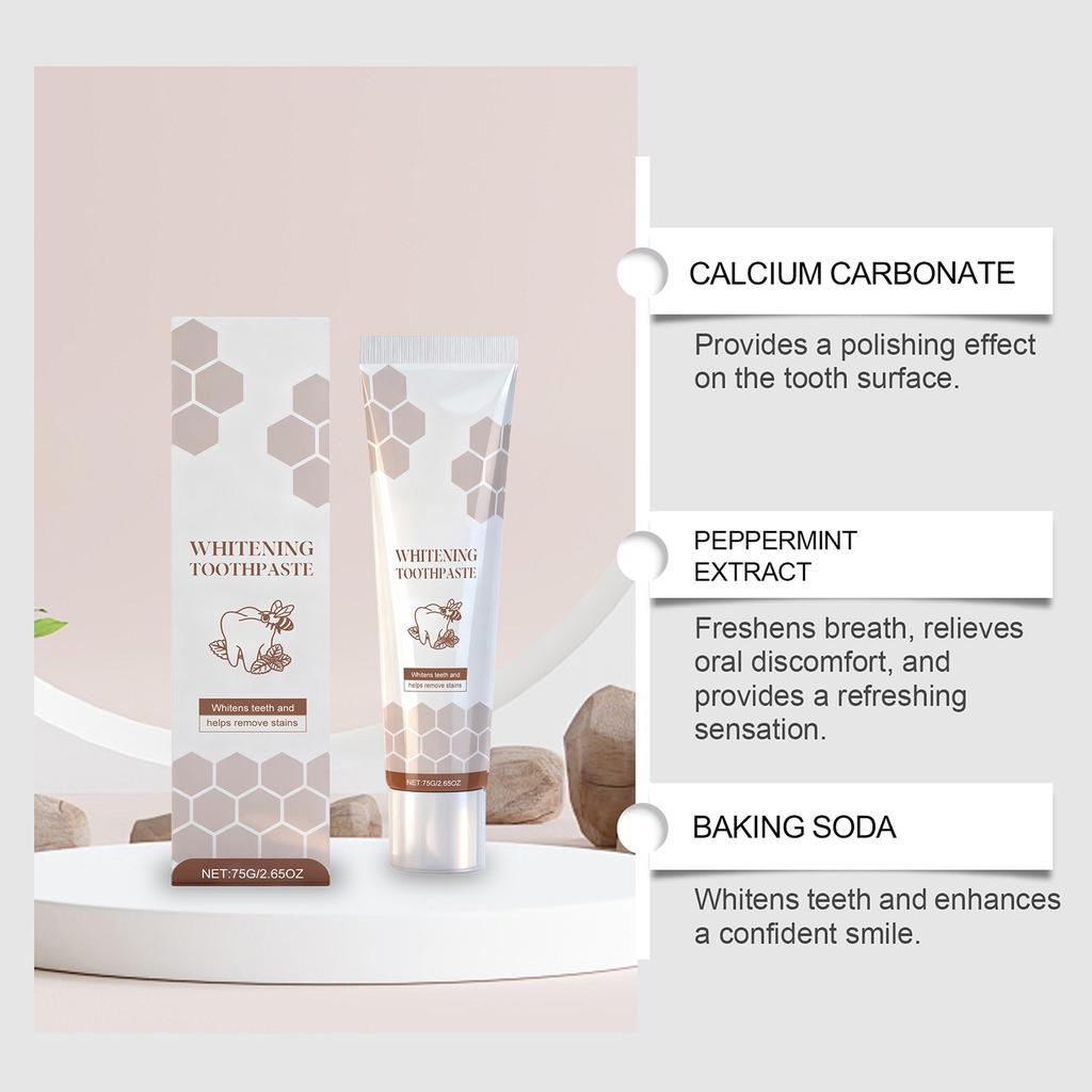 Peppermint Refreshing Toothpaste Freshens Breath, Protects Gums And Solidifies Glaze. Daily Cleaning Oral Care Toothpaste Reduces Tooth Decay.