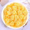 20 Pcs New Cute Mini Cartoon Heart-Shaped Candy Rubber Resin Flat Cabochons Scrapbook Diy Wedding Hairpin Accessories Craft G14