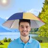 Umbrella Hat Sun Umbrella Hat for Fishing Waterproof Adjustable Headwear Lightweight Outdoor Gear for Camping Gardening Beach